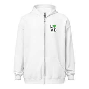 Square Love Unisex heavy blend zip hoodie